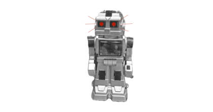 Roboter mt roten Augen